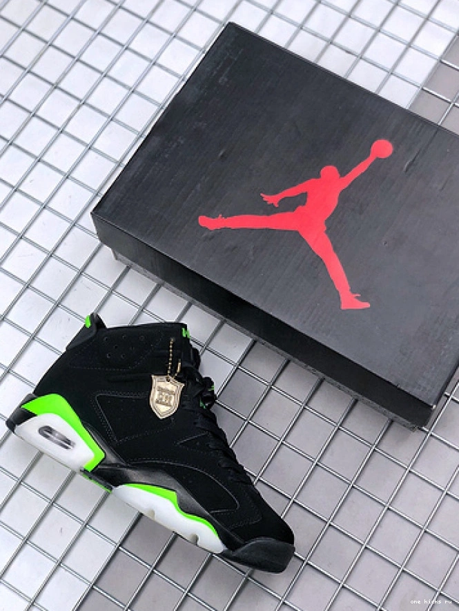 Chep Onekick Jordan 'Electric Air 6 003 Green' CT8529 Retro 0811